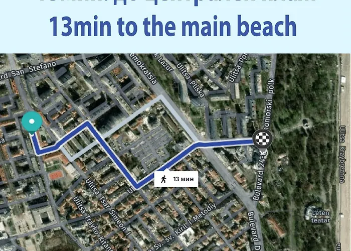 One Bedroom - Great Location Burgasz