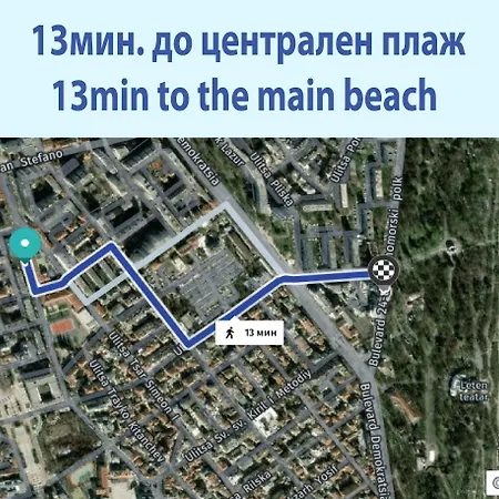 Great Central Location - Big Apartment With 2 Bedrooms Burgas